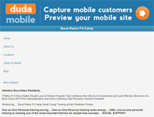 Tablet Screenshot of bocaratonfitcamp.com